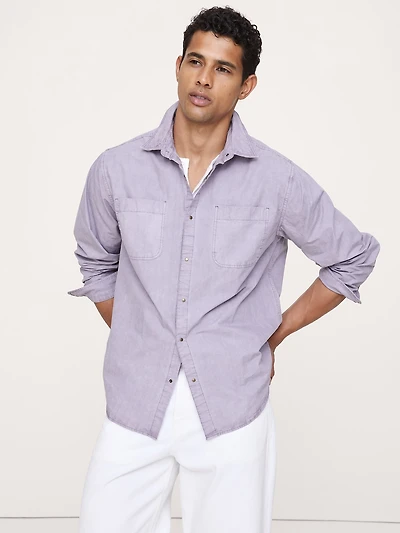 Archive Reissue Relaxed-Fit Cotton Poplin Shirt