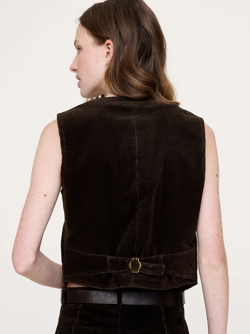 Corduroy Pocket Vest