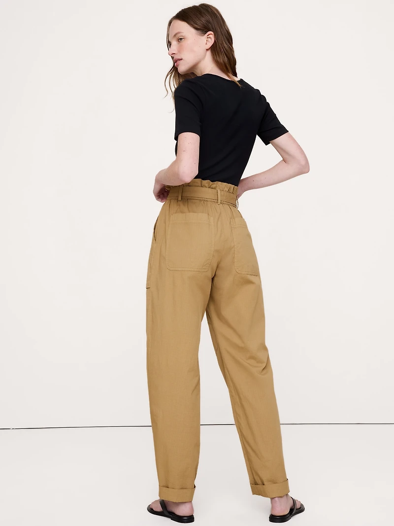 Ripstop Cotton Paperbag Pant