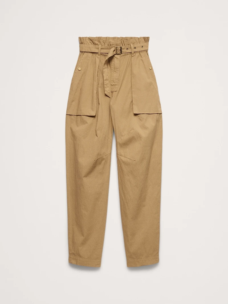 Ripstop Cotton Paperbag Pant
