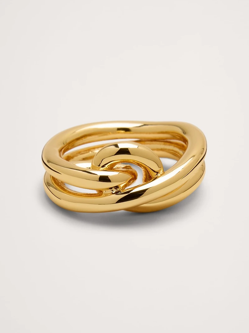 Twisted Knot Ring
