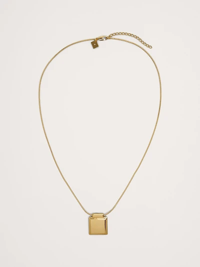 Square Pendant Necklace