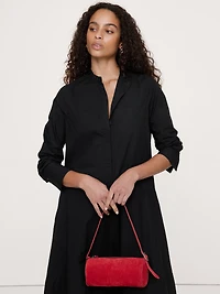 Cotton Trapeze Shirt Dress