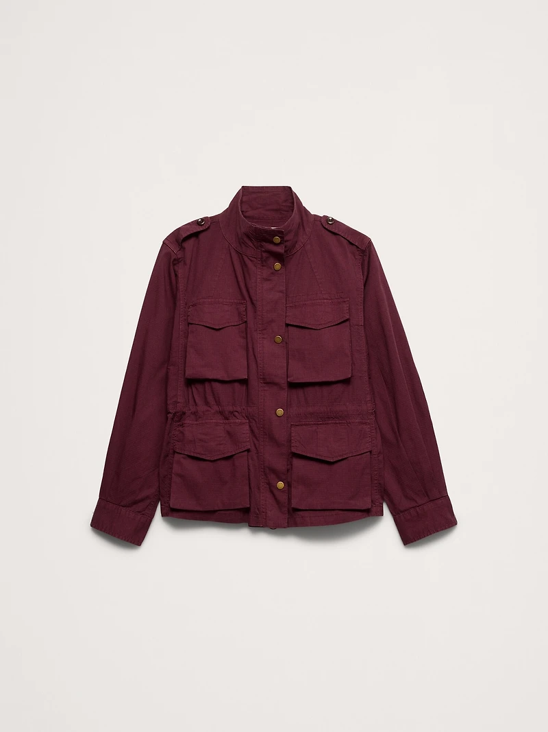 Ripstop Cotton Flight Jacket