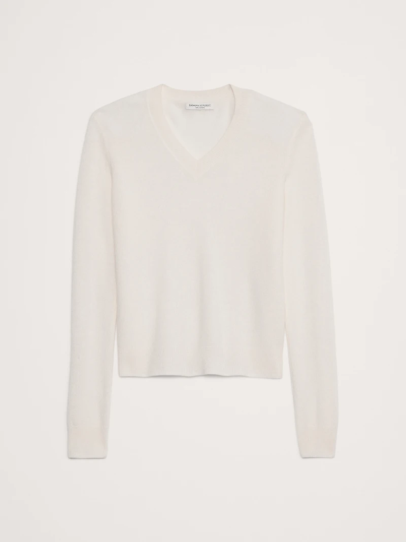 Lightweight Cashmere V-Neck Sweater