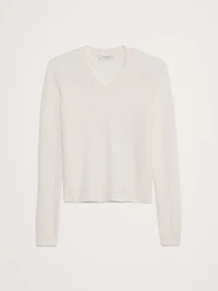 Lightweight Cashmere V-Neck Sweater
