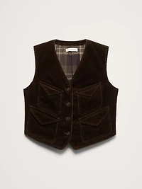 Corduroy Pocket Vest