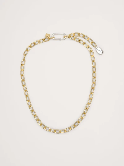 Two-Tone Link Necklace