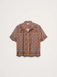Relaxed-Fit Cotton Poplin Resort Shirt