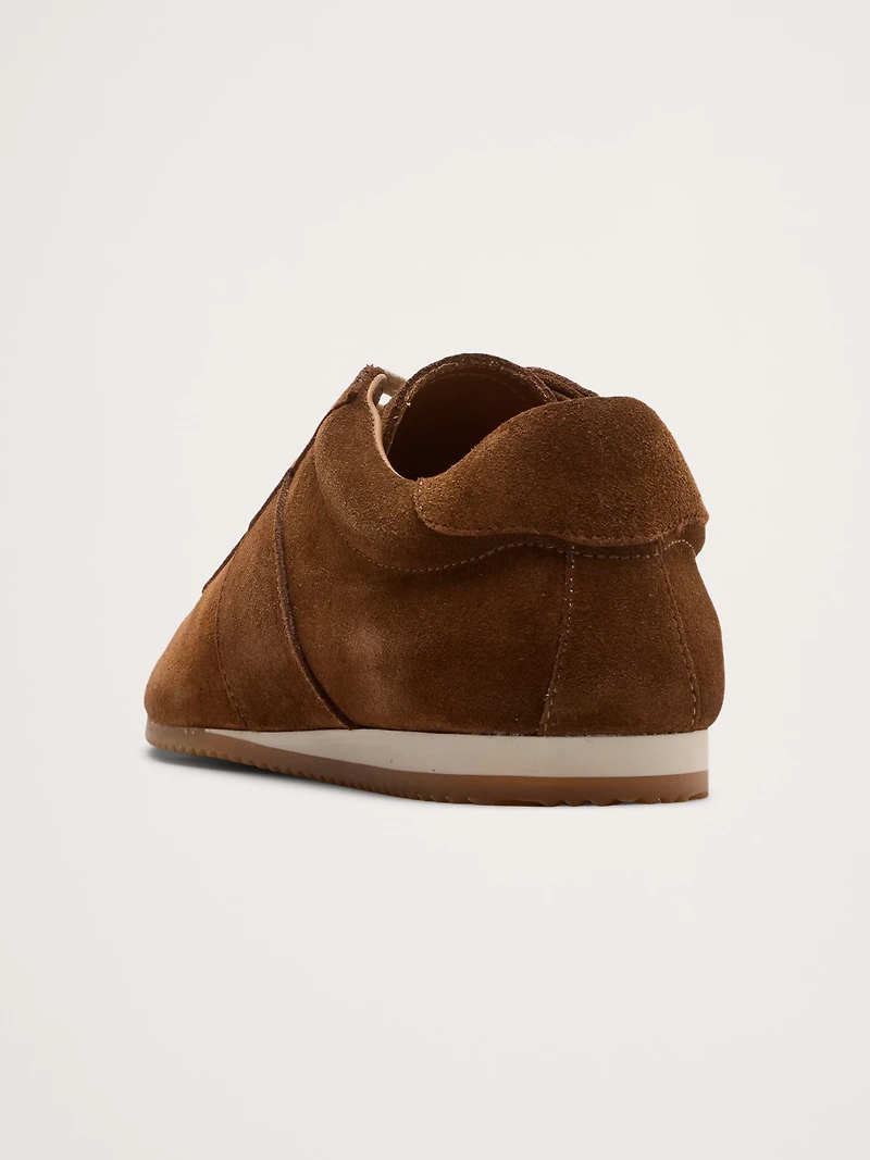Italian Suede Low Profile Sneaker