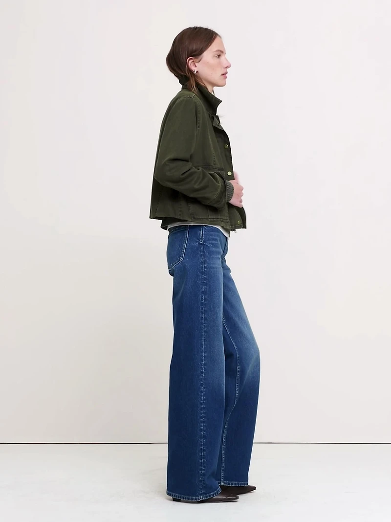Denim Trapeze Jacket