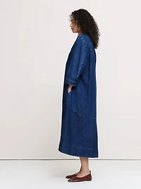 Denim Popover Shirt Dress