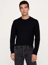 Ribbed Cotton Long-Sleeve T-Shirt