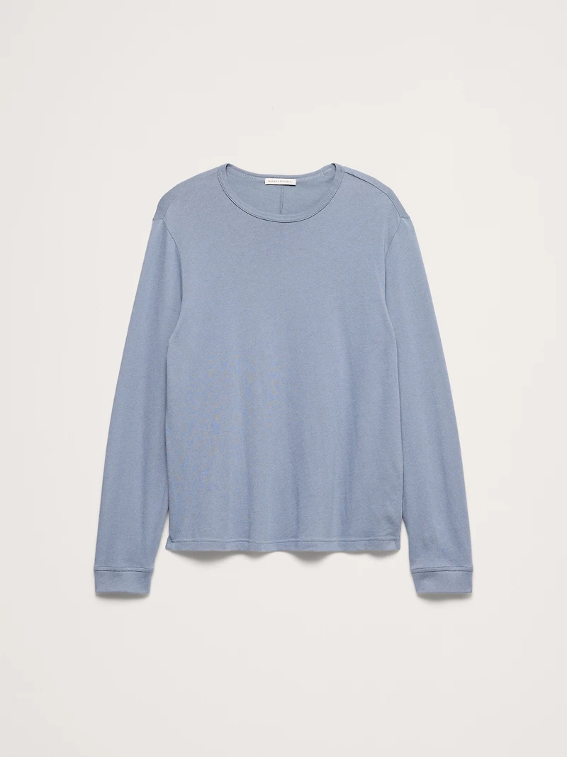 Cotton Jersey Long-Sleeve T-Shirt