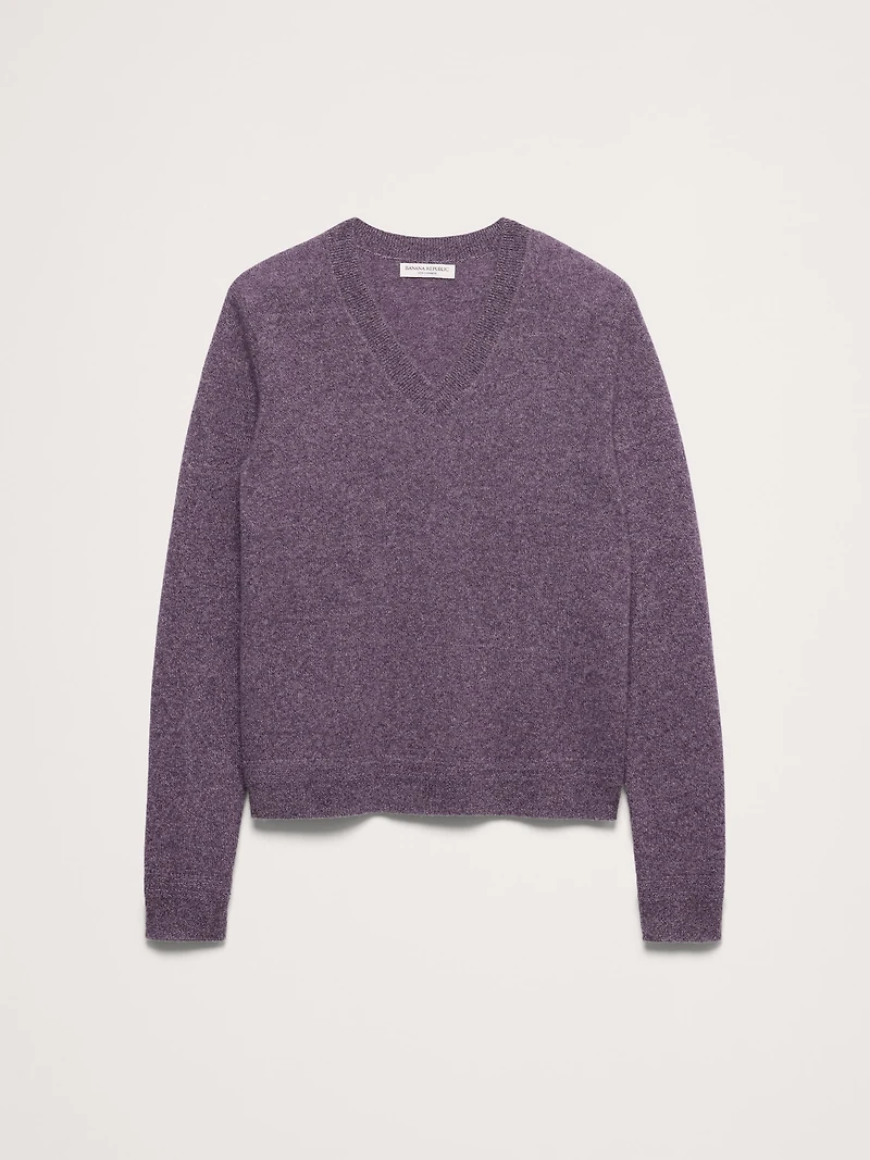 Lightweight Cashmere V-Neck Sweater