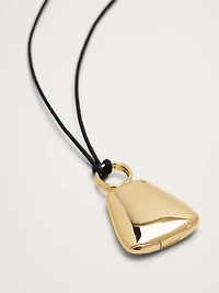 Flask Leather Cord Necklace