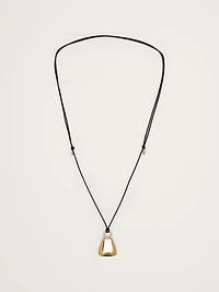 Flask Leather Cord Necklace