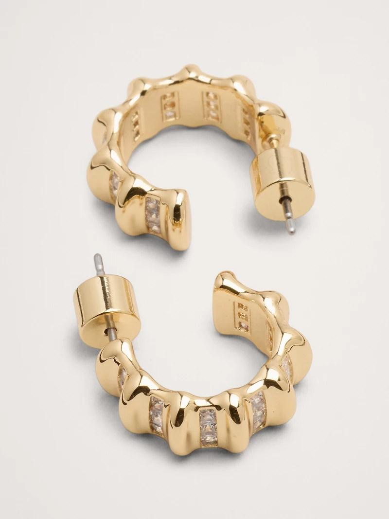 Sculptural Hoop Earrings