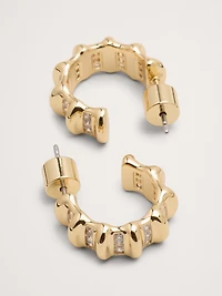 Sculptural Hoop Earrings