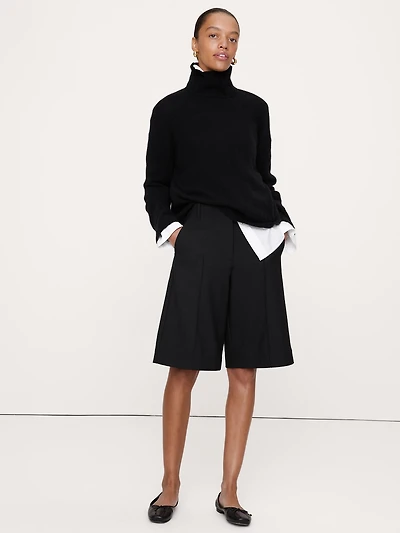 Oversized Cashmere Turtleneck Sweater