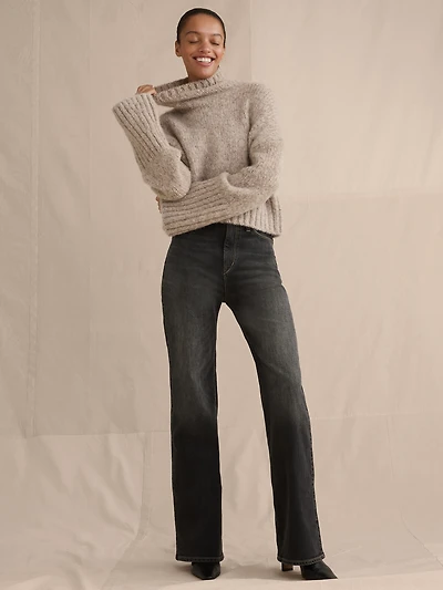 Ultra High-Rise Flare Jean