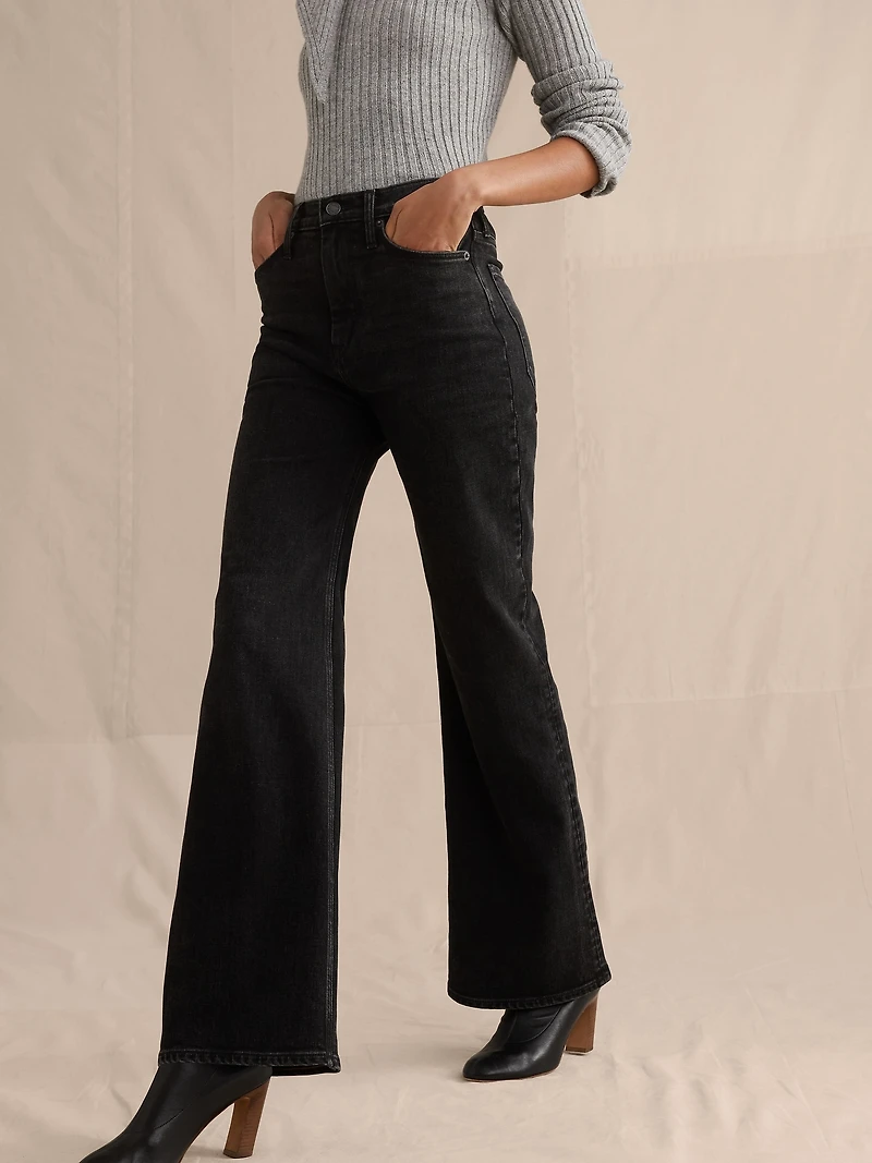 Ultra High-Rise Flare Jean