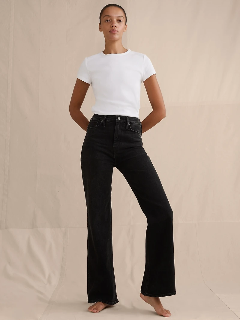 Ultra High-Rise Flare Jean