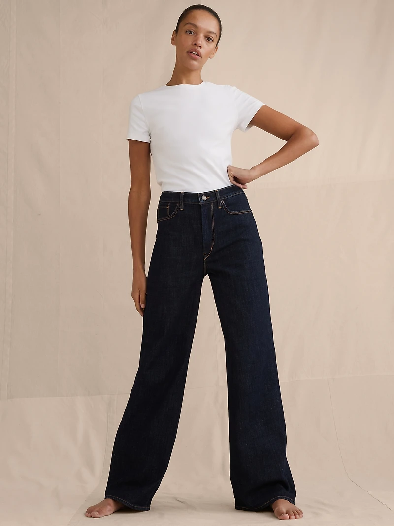 High-Rise Relaxed Wide-Leg Jean