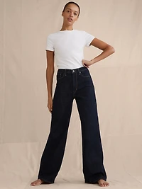 High-Rise Relaxed Wide-Leg Jean