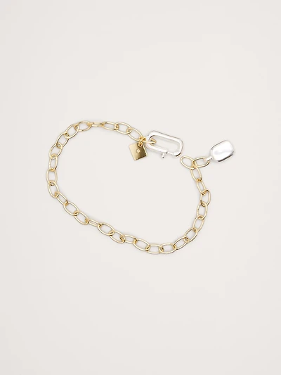 Two-Tone Link Bracelet