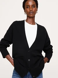 Oversized Cashmere Boyfriend Cardigan
