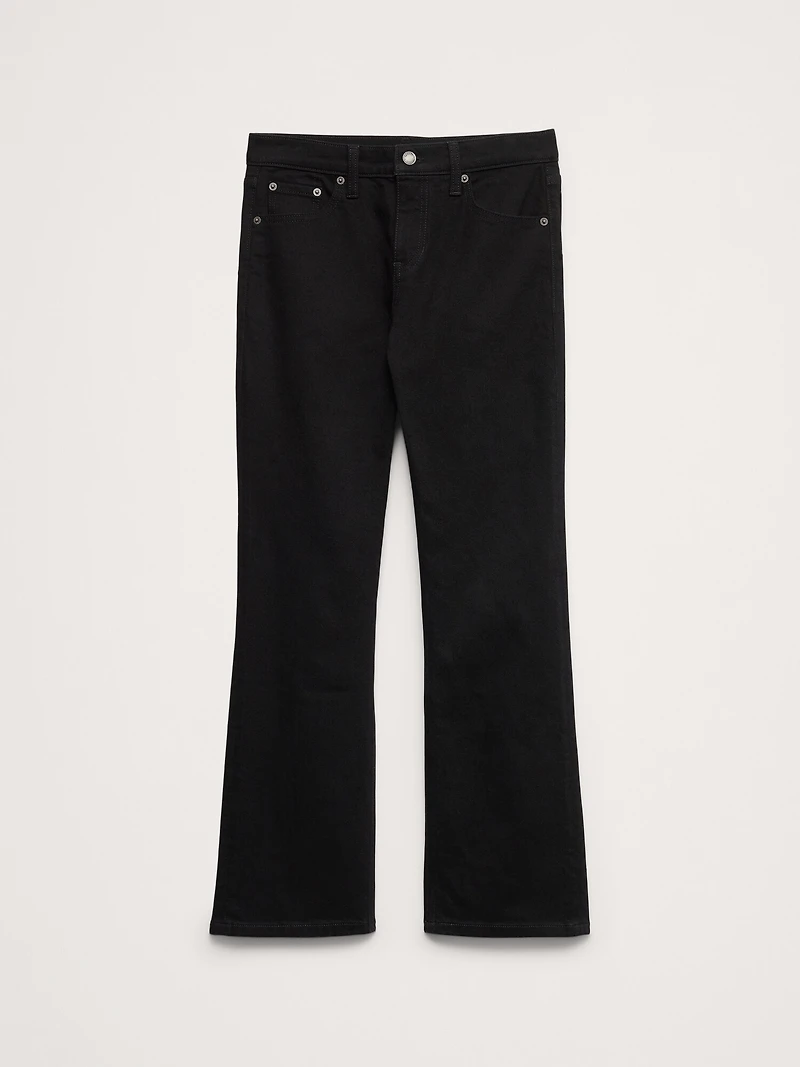 Low-Rise Kick-Straight Jean