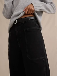 Ultra High-Rise Barrel Jean