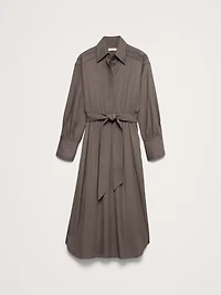 Viscose Midi Shirt Dress