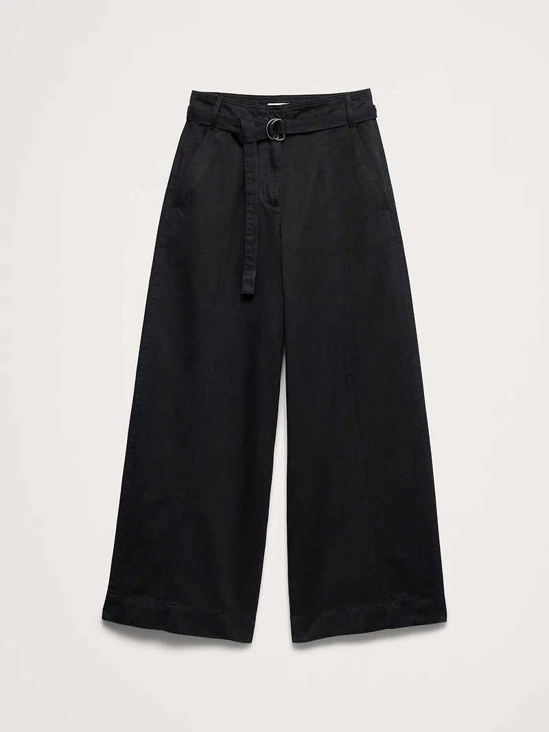 High-Rise Wide-Leg Utility Pant