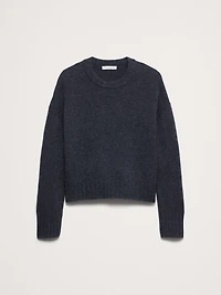 Oversized Midweight Cashmere Crew-Neck Sweater