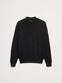 Merino Mock-Neck Sweater
