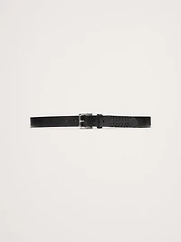 Slim Laced Leather Belt