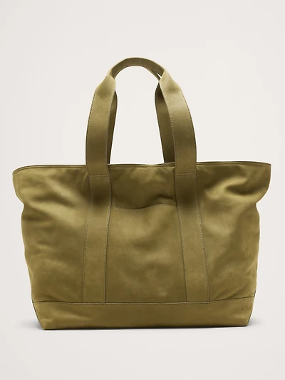 Nubuck Leather Weekend Tote
