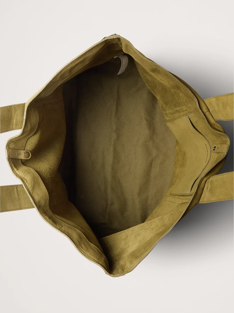 Nubuck Leather Weekend Tote