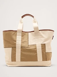 Waxed Canvas & Leather Weekend Tote