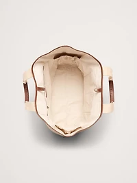 Waxed Canvas & Leather Weekend Tote