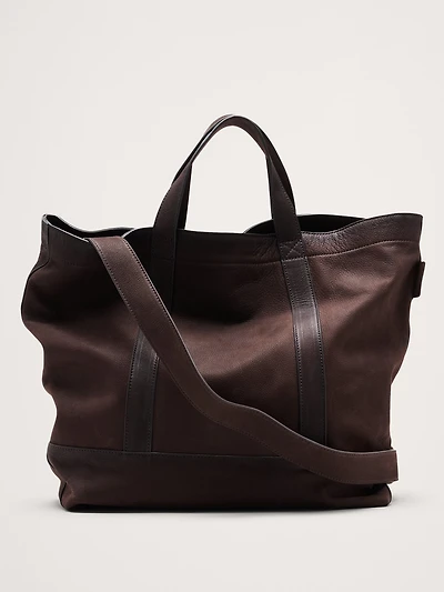 Nubuck Leather Tote