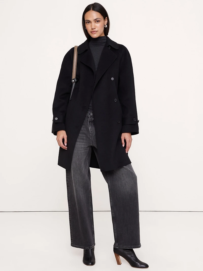 Archive Reissue Double-Faced Cape-Back Trench Coat