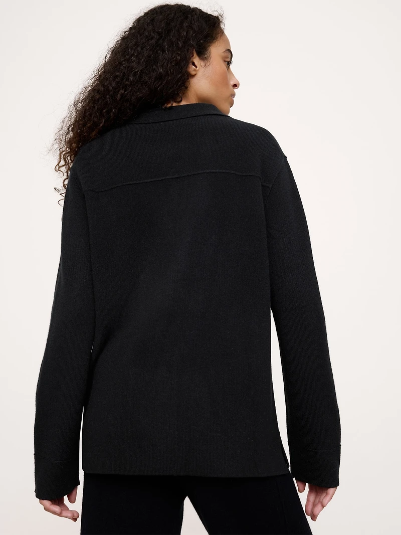Cashmere Shirt Jacket