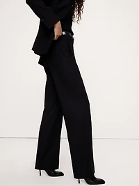 Ultra High-Rise Modern Straight City Stretch Pant