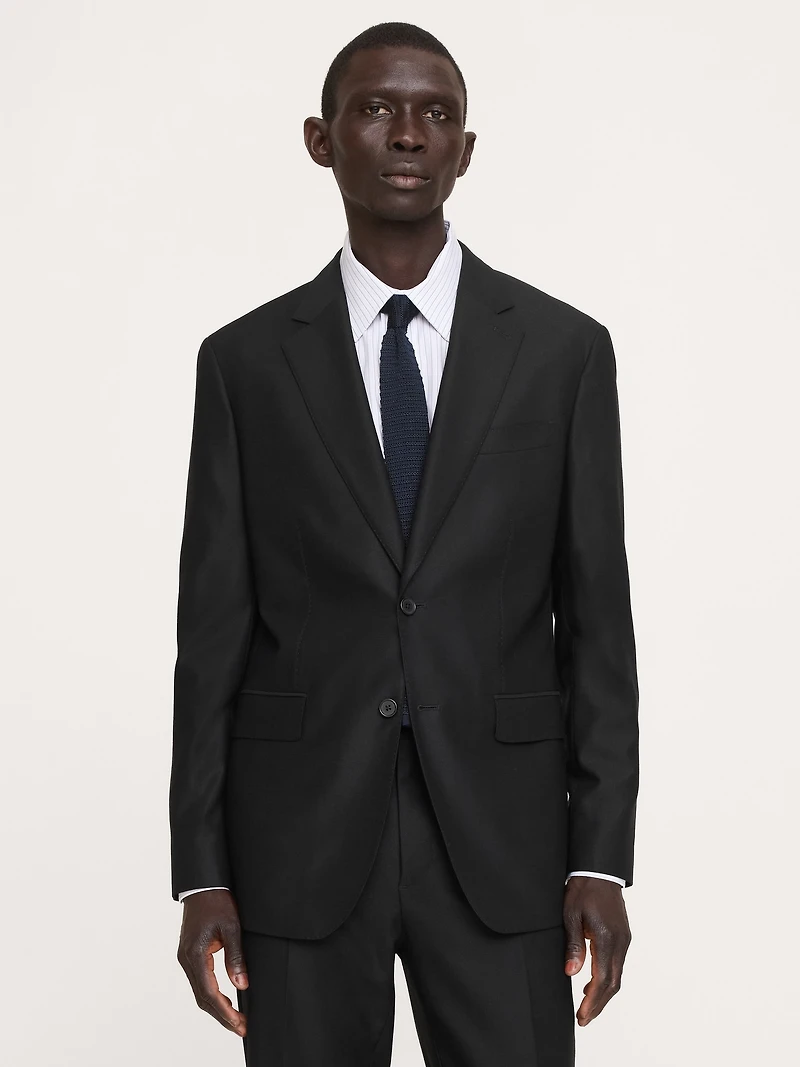 Signature Italian Hopsack Suit Jacket