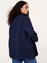 Cotton-Linen Utility Blazer