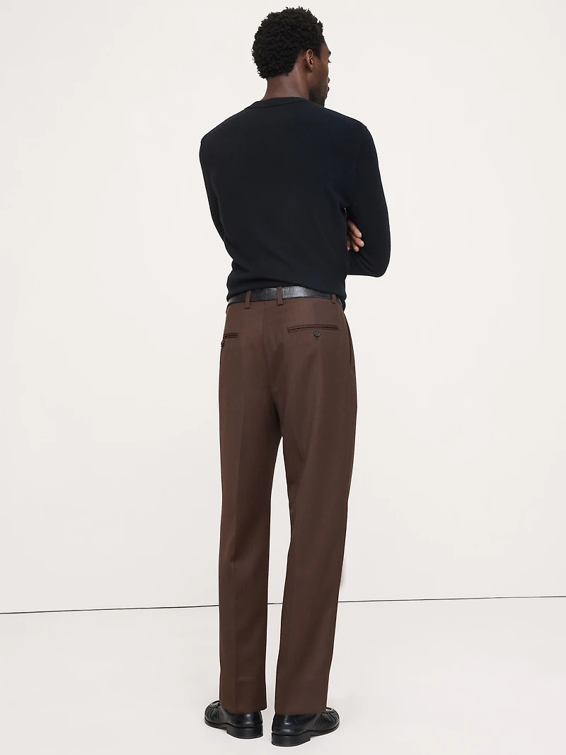 Classic Tapered Twill Dress Pant