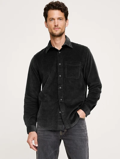 Standard-Fit Lightweight Corduroy Shirt